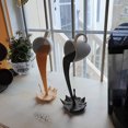 thumbnail image 4 of Floating Spilling Coffee Cup Sculpture Magic Pouring Liquid Home Coffee Kitchen Decoration, 4 of 5
