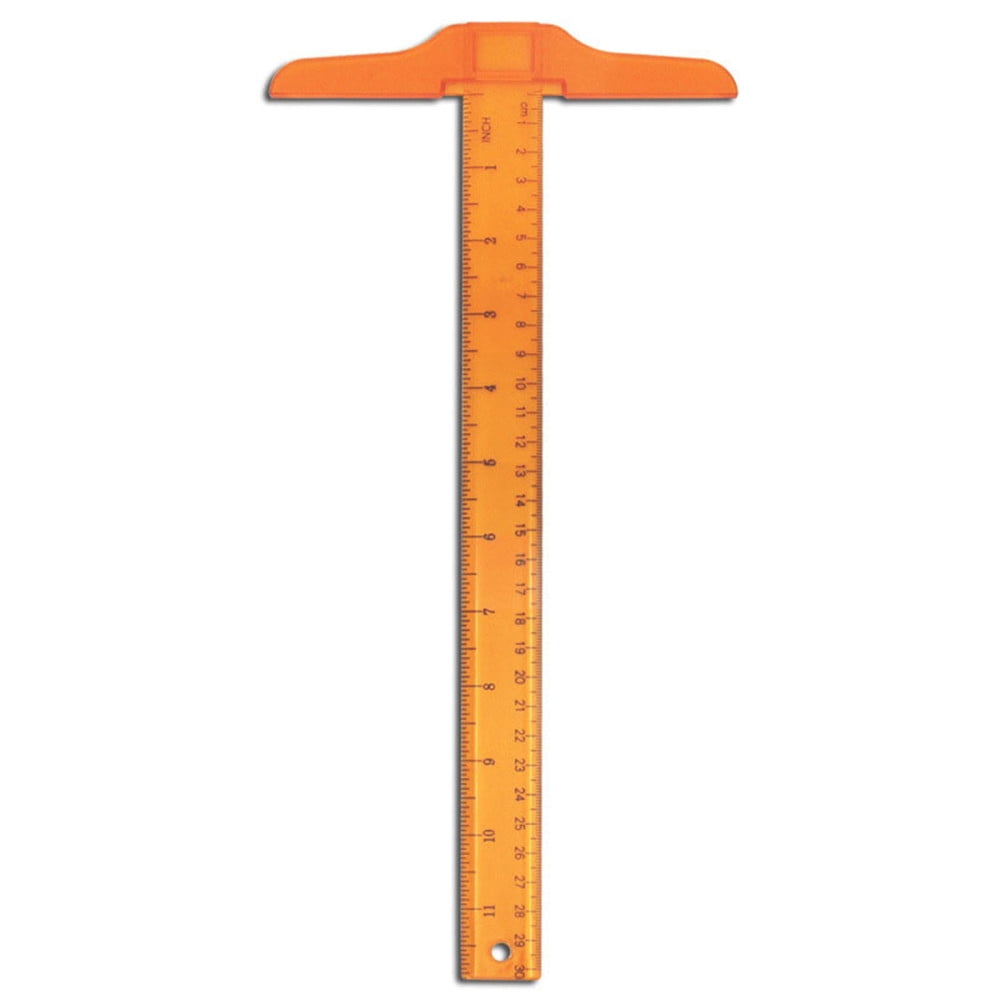 T Bar Ruler Square Plastic Shaped Style New