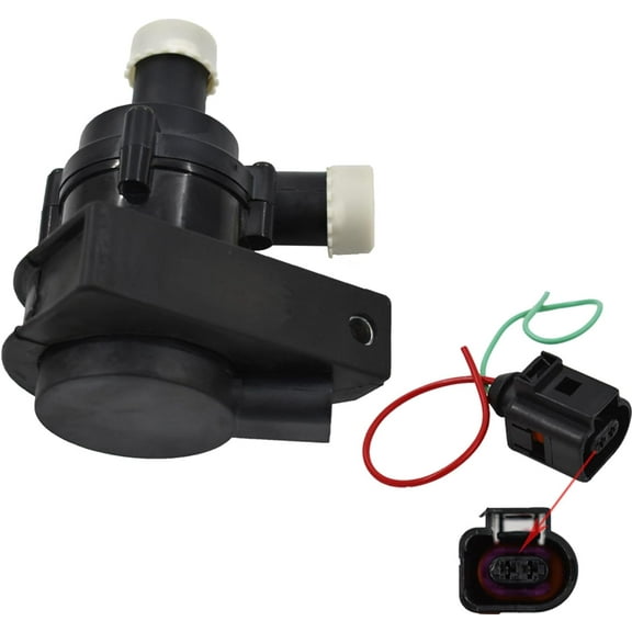 ALL-CARB Auxiliary Cooling Water Pump 1k0965561j with Plug Replacement for VW Jetta Golf Audi A3 Q3 Passat 5N0122093B