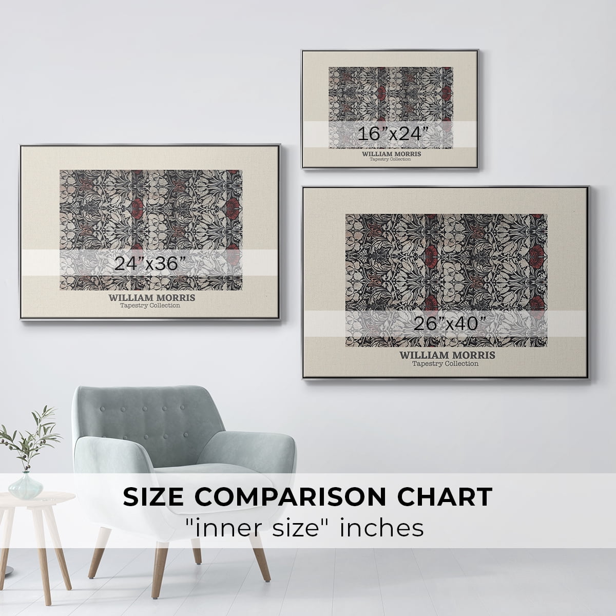 Vintage Abstract Print-XXXVIII Framed in Silver Wood Gallery Wrapped Canvas 25 in. x 37 in.