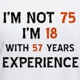 thumbnail image 3 of CafePress - 75 Year Old Designs Women's V Neck T Shirt - Womens Cotton V-Neck T-shirt, 3 of 4