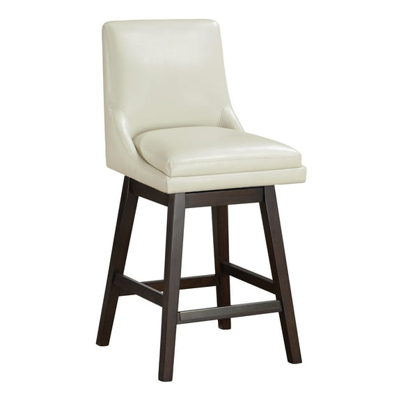 OSP Home Furnishings Allingham Bar Stool Swivel, Cream