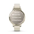 thumbnail image 3 of Garmin Lily 2 Active Smartwatch and Fitness Tracker - Lunar Gold with Bone Silicone Band, 3 of 9