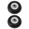 thumbnail image 1 of Roues de Roulette de Valise 2pcs Remplacement Muet Roues Pivotantes en Caoutchouc Roulements Kits de Réparation, Usure, Rotation à 360 Degrés, 1 of 8