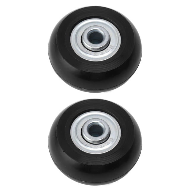 Roues de Roulette de Valise 2pcs Remplacement Muet Roues Pivotantes en Caoutchouc Roulements Kits de Réparation, Usure, Rotation à 360 Degrés