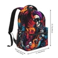 thumbnail image 2 of Fotbe Rock Skull Singer Mochila Casual con Estampado para Escuela, Viajes y Actividades al Aire Libre - Duradera, Ligera y Cómoda, 2 of 5