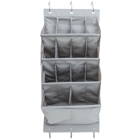 WHAMVOX 1Set Black Oxford Cloth Wall Hanging Storage Bag for Home and Dormitory Use