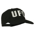 thumbnail image 5 of UFO Embroidered Solid Cotton Twill Cap - Black OSFM, 5 of 5