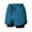 Blue, variant on Busydd Men's Shorts Plus Size Shorts S-4XL Summer Double Layer Gym Shorts Casual Oversized Solid Color Workout Shorts Elastic Waist Drawstring Running Shorts