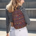 thumbnail image 5 of Disketp African Women Mochila de Lona Estampada, Mochila Escolar de Viaje Ligera para Estudiantes y Portátil-Medium, 5 of 5