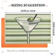thumbnail image 6 of Yayeee Doormat for Indoor Entrance 32" x 20" Non Slippery Floor Rug, Martini Glass, 6 of 8