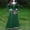 Green, variant on Women's Summer Dresses Women Medieval Dress Renaissance Fit Irregular Long Sleeve Cosplay Maxi Dress