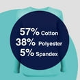 thumbnail image 5 of Natural Uniforms Under Scrub Tee Crew Neck Long Sleeve T-Shirt Underscrub Tee (Hunter Green, X-Large), 5 of 7