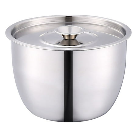 

Kitchen Egg Mixing Bowl Stainless Steel Salad Bowl Baking Tool with Cover