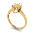 thumbnail image 2 of Solitaire Engagement Ring for Women - 1.5ct Natural Citrine in 14K Yellow Gold Promise Ring, 2 of 6