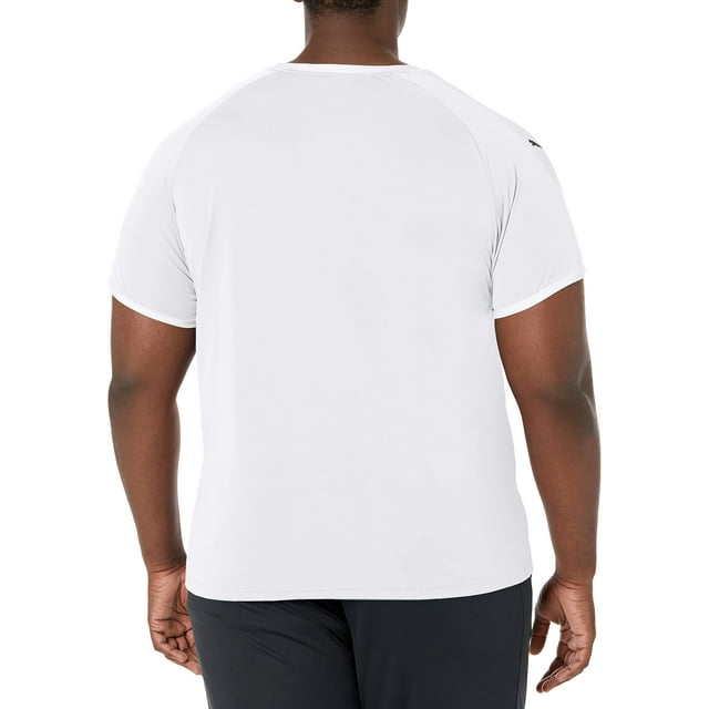 Men's Puma 703417 LIGA Core Short Sleeve Performance Jersey T-Shirt (Puma White XL)