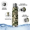 thumbnail image 4 of Camouflage 29oz Stainless Steel Insulated Thermos with Tea Filter, 360° Printed Travel Bottle, Leakproof BPA-Free Flask with Anti-Slip Base, 304 Inner & 201 Outer, Vacuum Cup, 4 of 6
