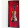 thumbnail image 1 of Vitrine Violon Armoire Murale avec Protection UV - Verrouillable, Cerisier, 1 of 4
