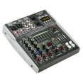thumbnail image 3 of 4/6 Channel Input Mixing Console 48V 99 DSP Effect Bluetooth DJ Mixer USB PC Play Record Podcast Sound Table AM-AX4, 3 of 6