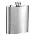 thumbnail image 1 of Visol VF6044 Visol Its Your Birthday Stainless Steel Hip Flask - 8 oz, 1 of 1