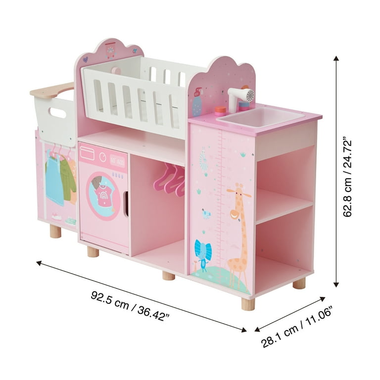 Teamson Kids Olivia's Little World Amanda Doll Nursery 6-in-1