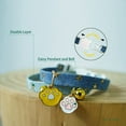 thumbnail image 4 of DEBGFS 2 Pack Cotton Breakaway Cat Collars with Bell,Blue, 4 of 5