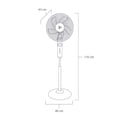 thumbnail image 5 of Ventilador de Pedestal Ares 16 Pulgadas Negro Masterfan, 5 of 5
