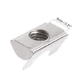 thumbnail image 4 of Uxcell M8 Roll in Spring T Nut with Spring Sheet Carbon Steel for 3030/4040 Series 8mm Slot 25 Pack, 4 of 5