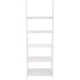 thumbnail image 2 of PJ Wood 5 Tier A-Frame Ladder Shelf - White, 2 of 3