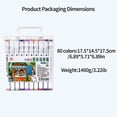 thumbnail image 4 of Truecolor Dual Tip Oil-Based Markers, Square Barrel, Quick Drying, Portable Bucket Set, 4 of 6
