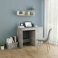 thumbnail image 1 of vidaXL Desk Concrete Grey 100x50x76 cm Engineered Wood, 1 of 5