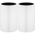 thumbnail image 1 of 2 Pack Blue Pure 411 Filter Replacement Compatible with Blueair Blue Pure 411 Genuine, 411+, 411 Auto and MINI Air Purifiers, H13 True HEPA Filter, Particle and Activated Carbon by, 1 of 6