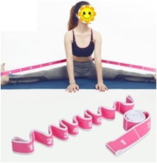 Leg Stretcher Ballet Dance Yoga Door Flexibility Fitness Band Belt Stretch Foot 