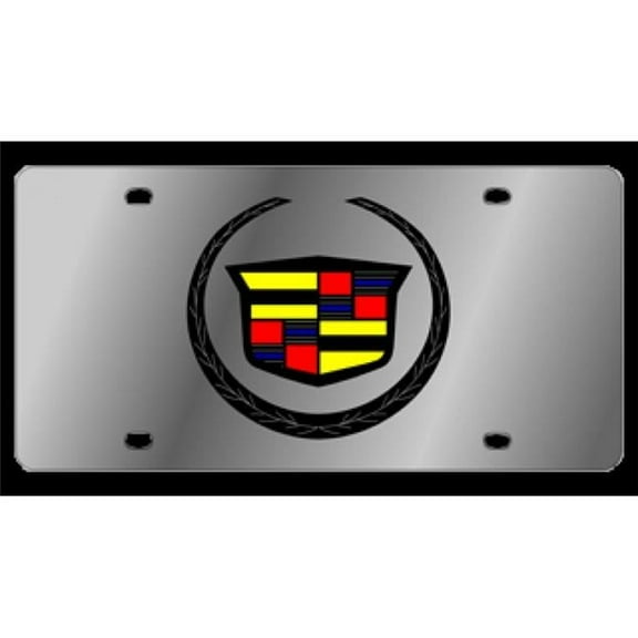 Cadillac Logo Laser License Plate