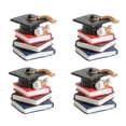 thumbnail image 1 of 4 adornos decorativos para tartas con forma de libro, adornos para tartas para cumpleaños de graduación, 1 of 5