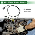 thumbnail image 2 of Unique Bargains ABS Wheel Speed Sensor ABS Sensor Anti-lock Braking System Sensor for Nissan 370Z 2009-2010 No.47910JK500 Front Left Right, 2 of 7