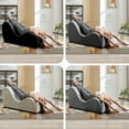 thumbnail image 5 of ijuicy Modern Velvet Yoga Chair for Adults, Chaise Lounge Chair for Yoga, Curved Yoga Chaise Lounge Indoor, Light Grey, 5 of 8