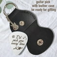 thumbnail image 4 of 1 Pc Stainless Steel Guitar Pick I'd Pick You Every Time Picks Plectrums with Holder Love Theme Bass Pick Gift, 4 of 6