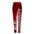 thumbnail image 5 of AOOCHASLIY Womens Christmas Pants Womens Fashion Casual Printed Tight Leggings High Waist Long Pants, 5 of 5
