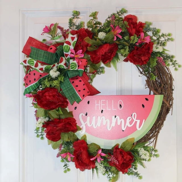 Naiovety de pared no marchita para Navidad, respetuosa con el medio ambiente y fácil de mantener para decoración de puertas Flores artificiales Tipo D