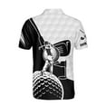 thumbnail image 3 of Golf Custom Name Men Golf Clubs Golf Ball Apparel 3D Polo Shirt Size S-5XL, 3 of 5