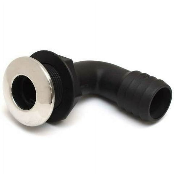 Carver Boat Thru Hull Elbow 7408504 | 90 Degree 1 1/2 Inch SS