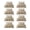 Beige, variant on IR Imperial Rooms Pack of 5 Embossed Bedspread Set, Microfiber Leaf Pattran Lightweight Quilt Coverlet, Gray Twin