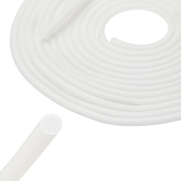 Uxcell 26Ft Backer Rod, 0.24 Inch Thick Silicone Rubber Foam Caulk Saver, Weather Strip Seal for Sealing Concrete Gaps, Expansion Joints, Crack Filling, Doors, Windows, White