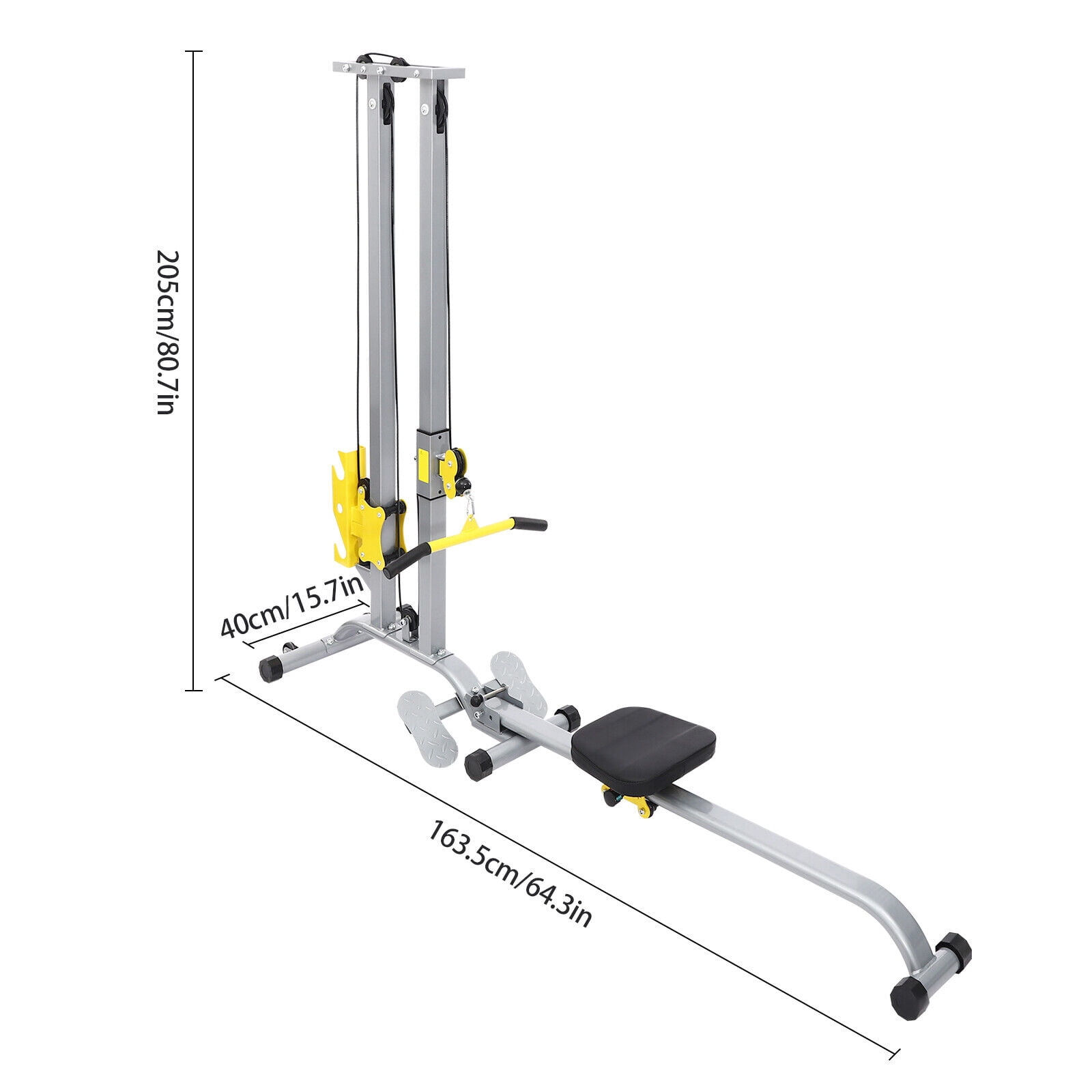 Miumaeov Multifunctional Home Gym Strength Training Fitness Equipment Fitness Rack 100kg