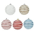 thumbnail image 6 of Yuedong Christmas Tree Ornament Ball Pendant Ornaments Hanging Holiday DIY Home White/Champagne/Pink/Red/Blue Party 8cm Baubles, 6 of 11