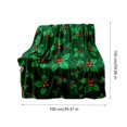 thumbnail image 3 of Dmlowu Christmas Flannel Blanket - Extra Soft Christmas Throw Blanket for Couch, Comfortable Fluffier Cooling Blanket for Holiday Party Christmas Decorations, 39x59 inch, 3 of 7