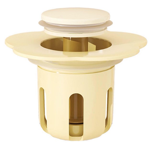 Washbasin Filter Leaking Plug Universal Pops-Up Drain Fitting for Shower Bathtubs