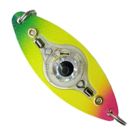 SHZONS Fishing Spoons Deep Drop Underwater Fishing Lure Light Bass Halibut Walleye Trolling Deep Drop Bait for Sea Freshwater Offshore great gift