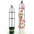 thumbnail image 4 of 1 Set Climbing Plant Trellis Garden Support Cages DIY Vines Pot Plant Stand Frame For Flowers And Climbing Plants, 4 of 8